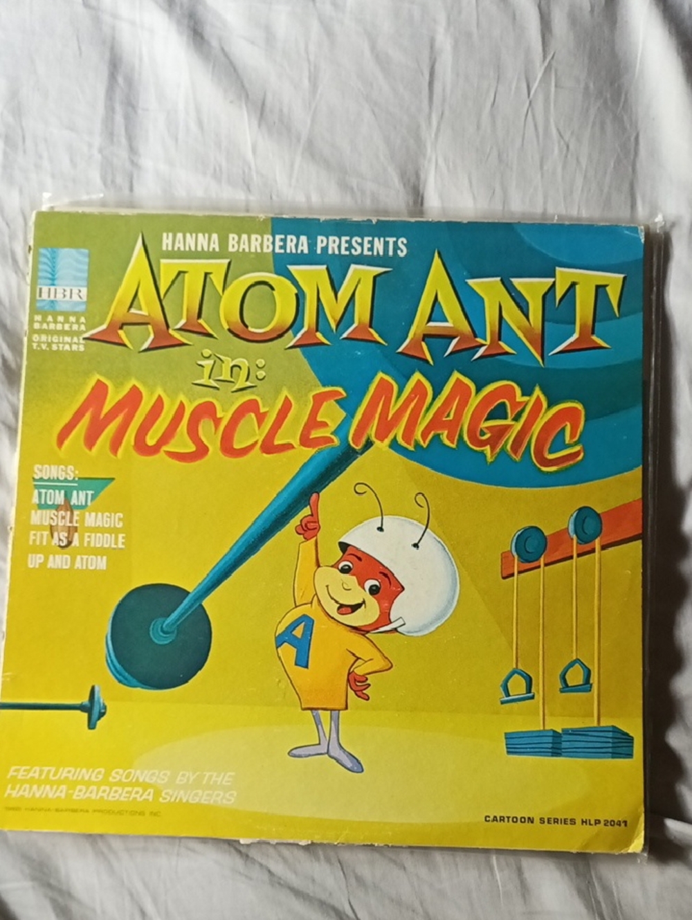 Hanna Barbera  Adam Ant in Muscle Magic.  Vinyl Album 1965 Cartoon Series